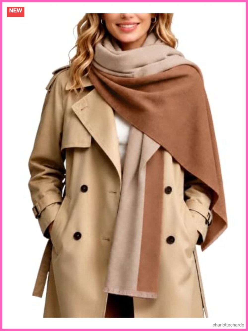 Pashmina Wrap Shawl Scarf Women Oversized Blanket Tassel Fringe